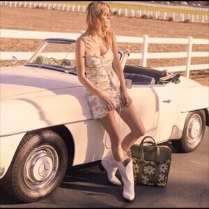 NWT FOR LOVE & LEMONS Serafine Sequin Embellished Dress in vintage Size XL